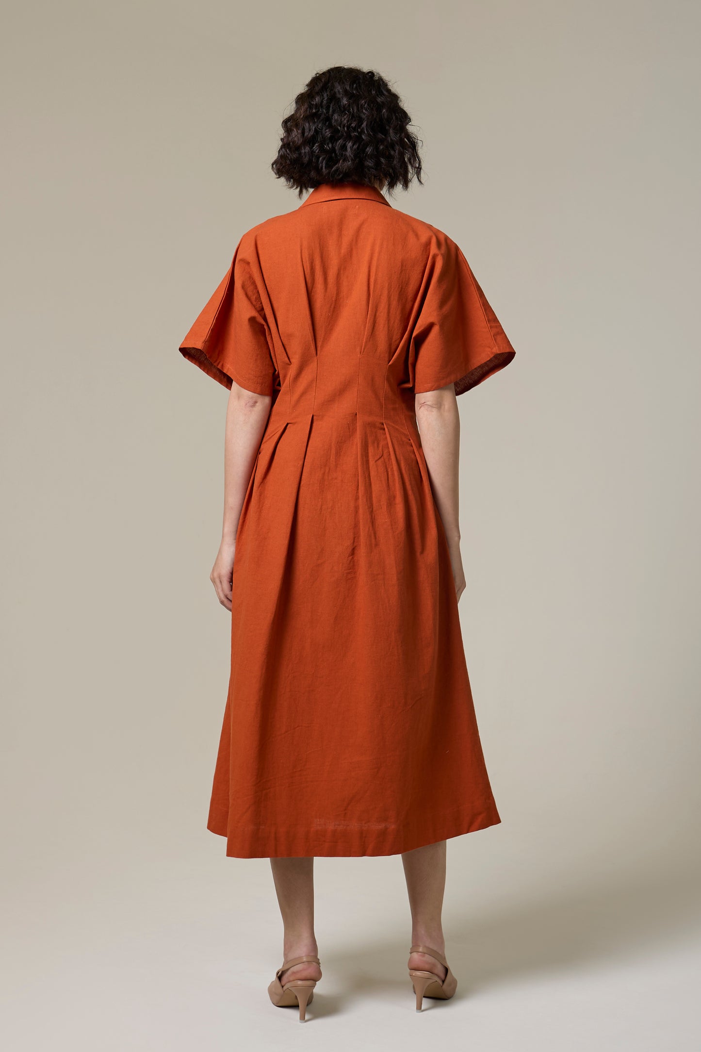 Terracotta Monk Dress