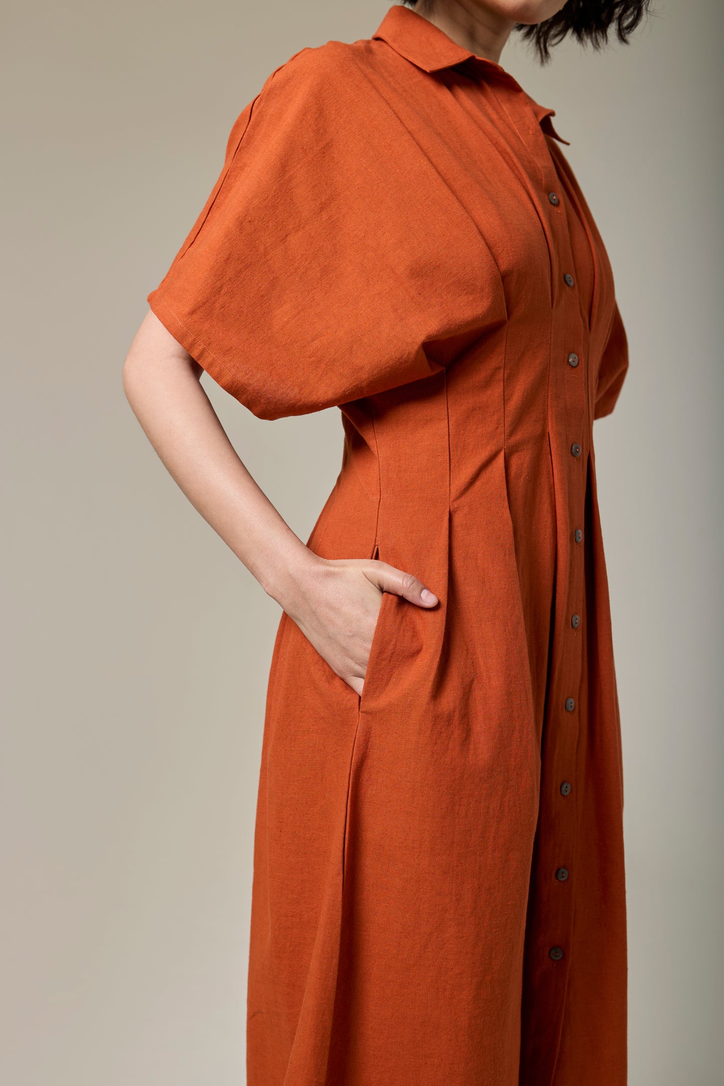 Terracotta Monk Dress