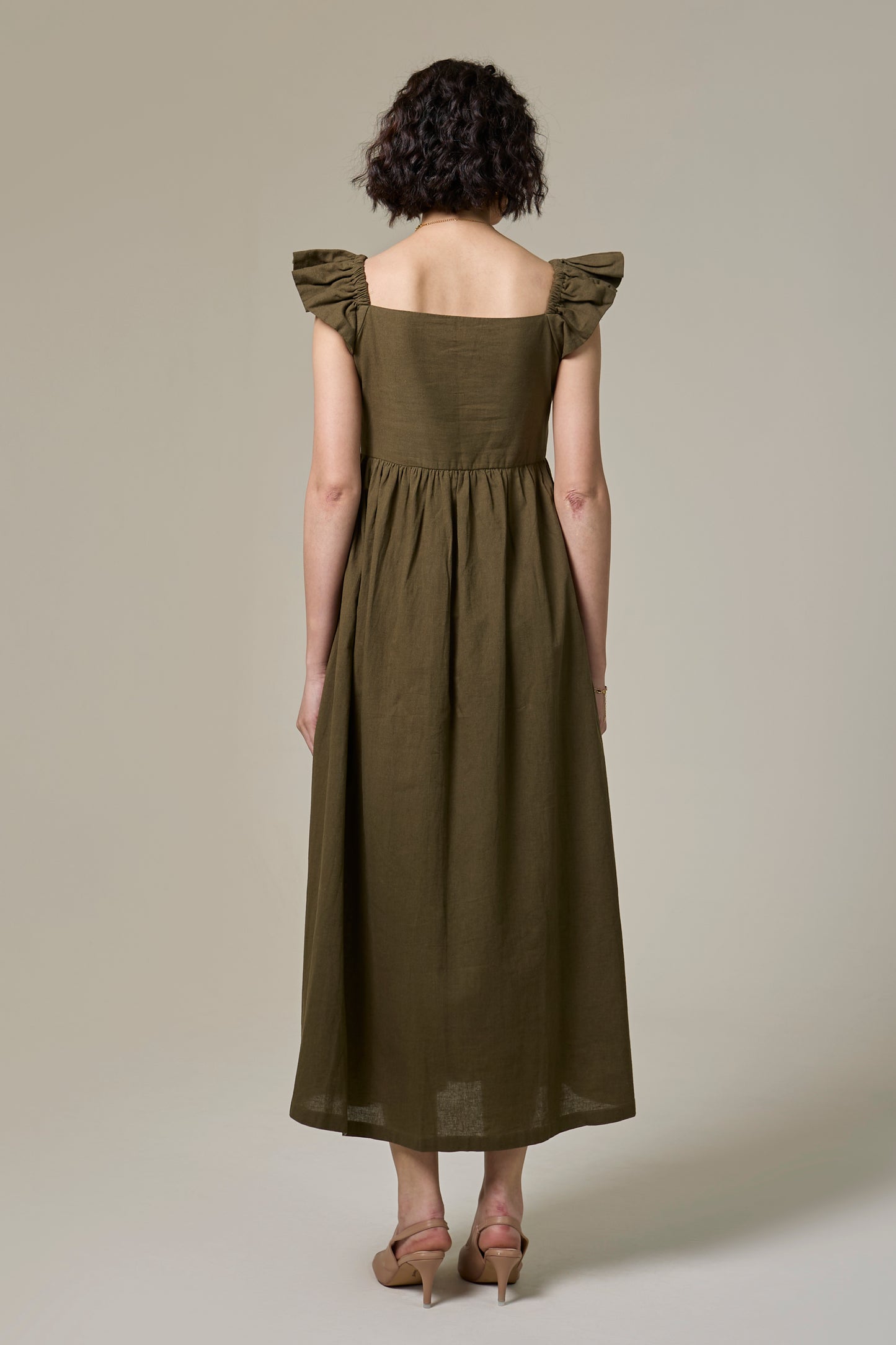 Forest Fern Sweetheart Dress