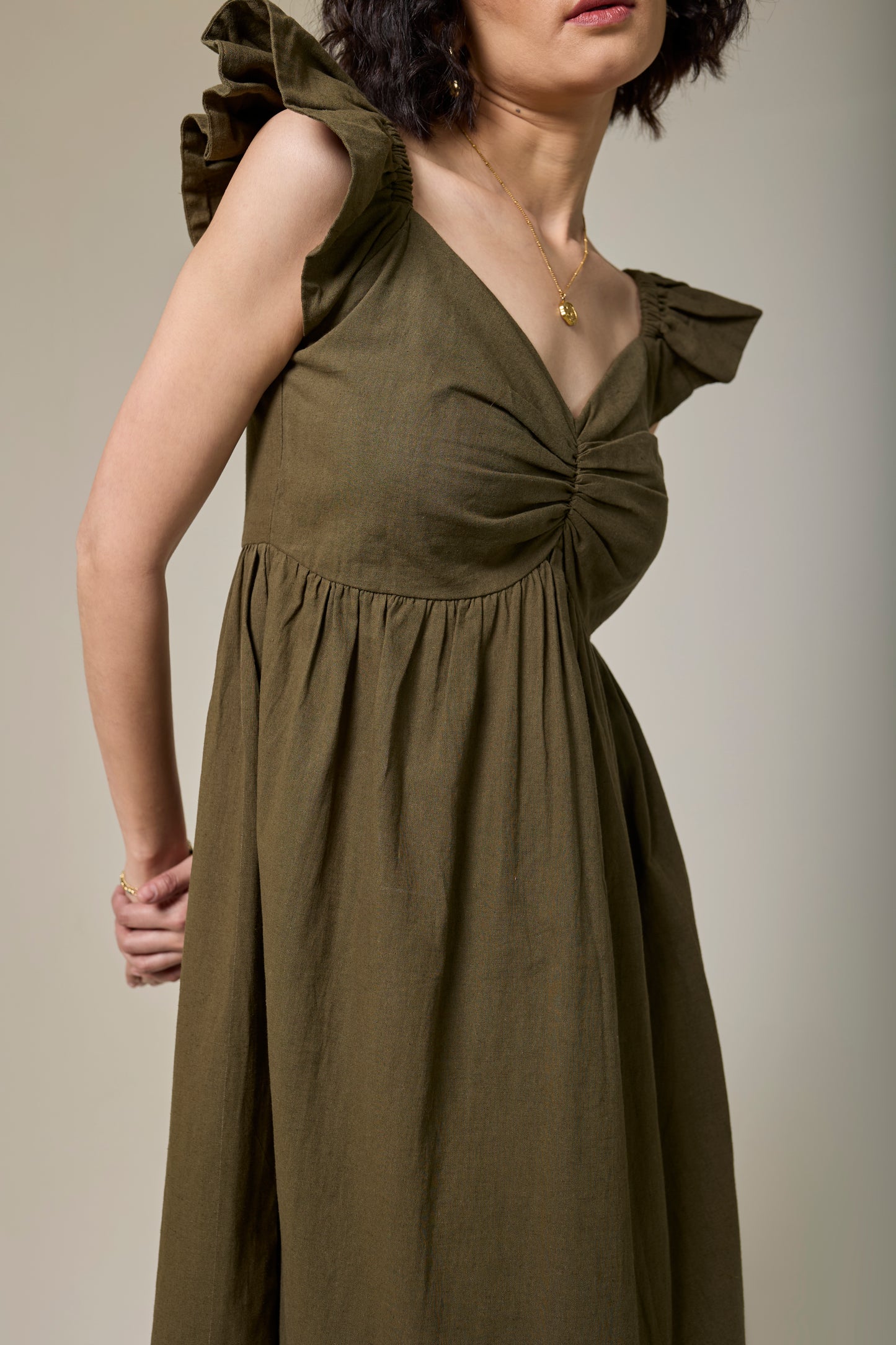 Forest Fern Sweetheart Dress