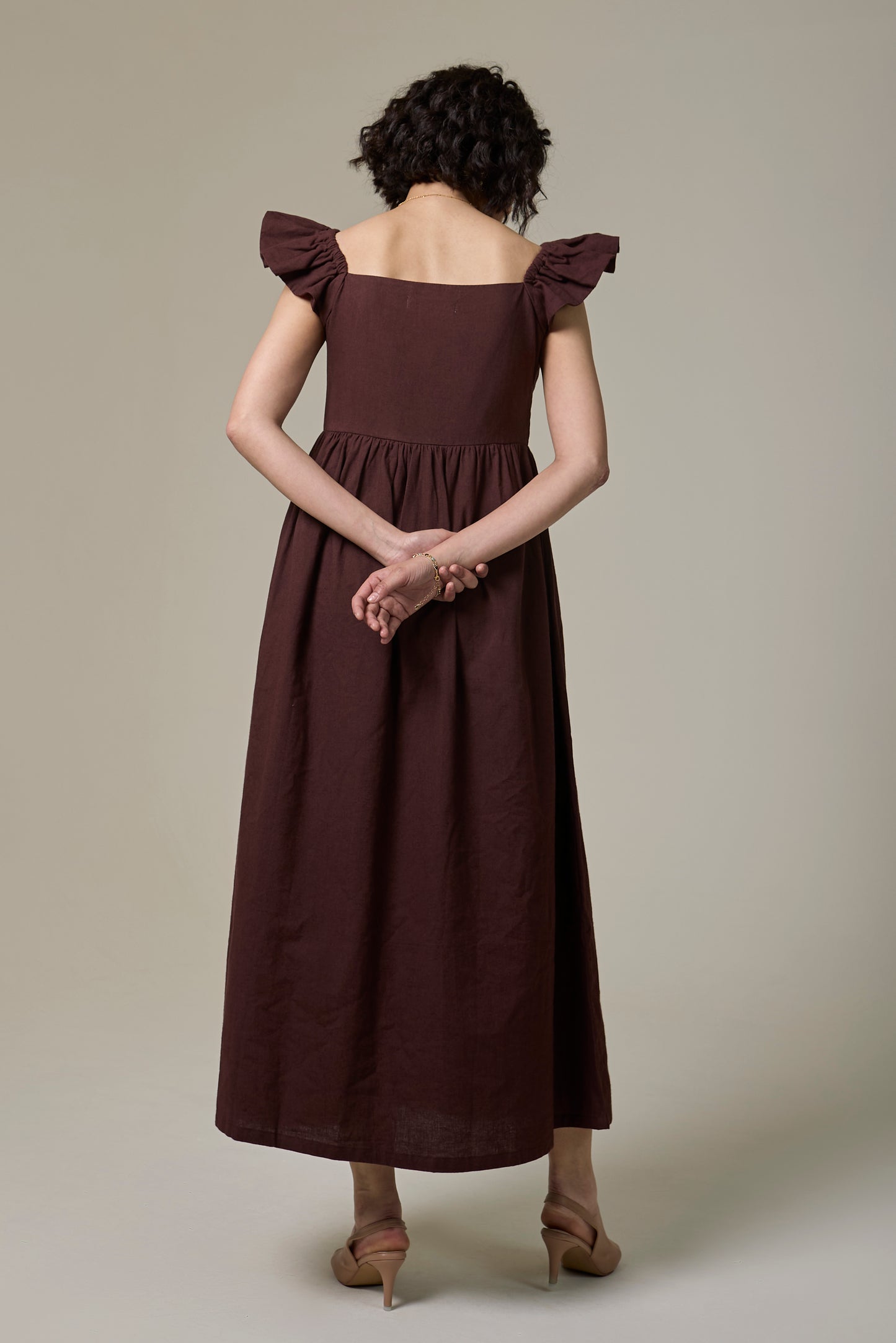 Mocha Brown Sweetheart Dress