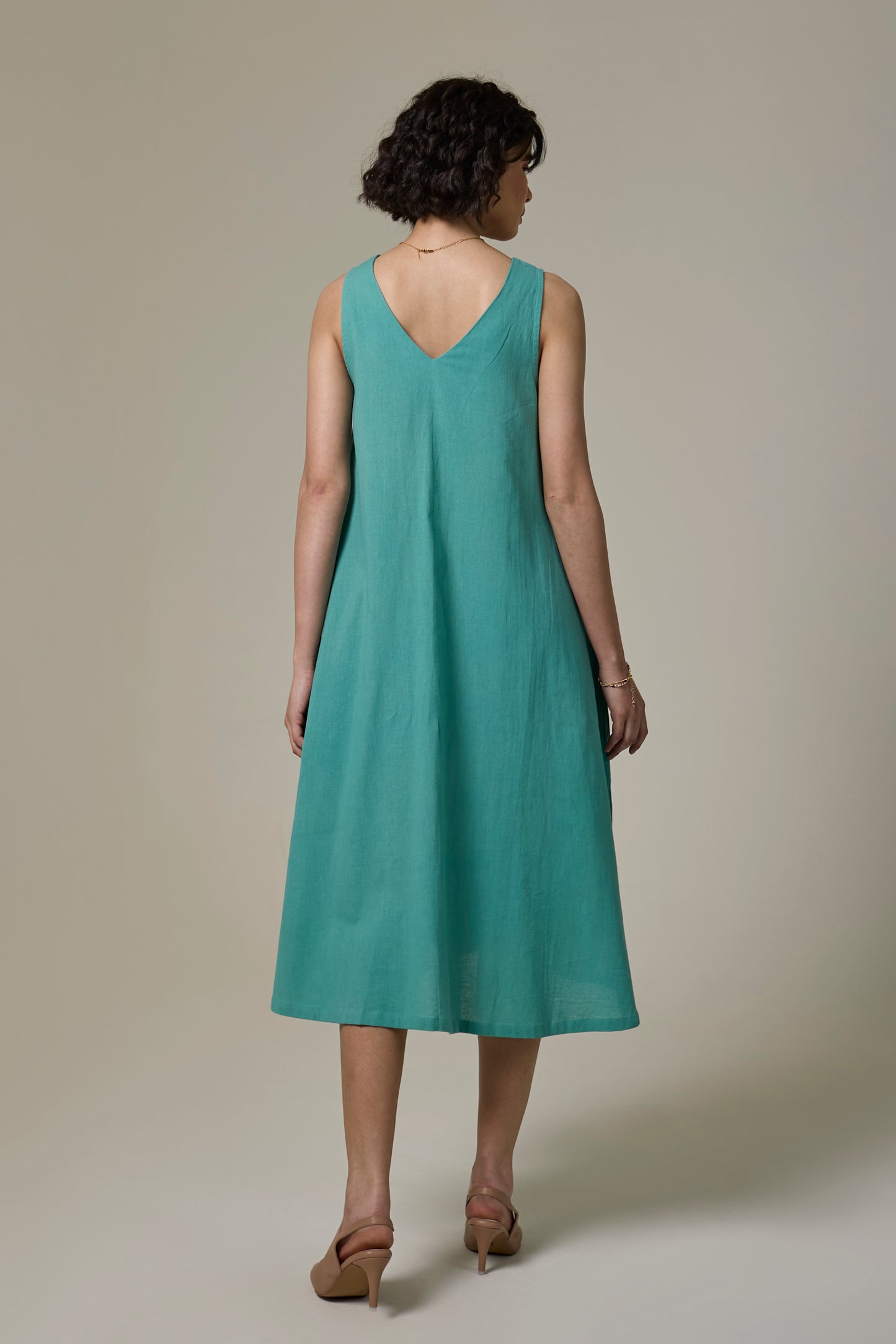 Sea Mist A-Line Dress