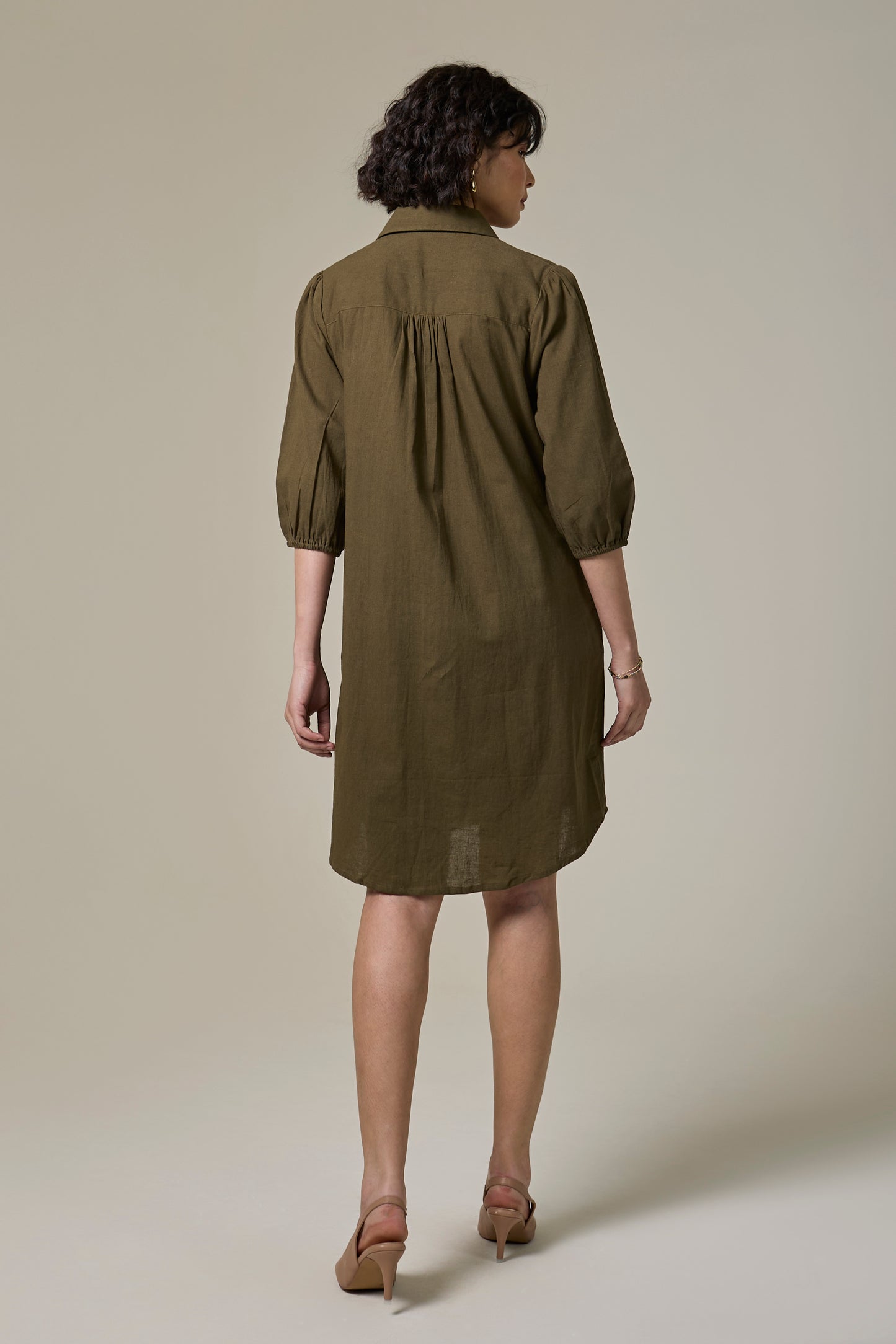 Forest Fern Shirt Dress