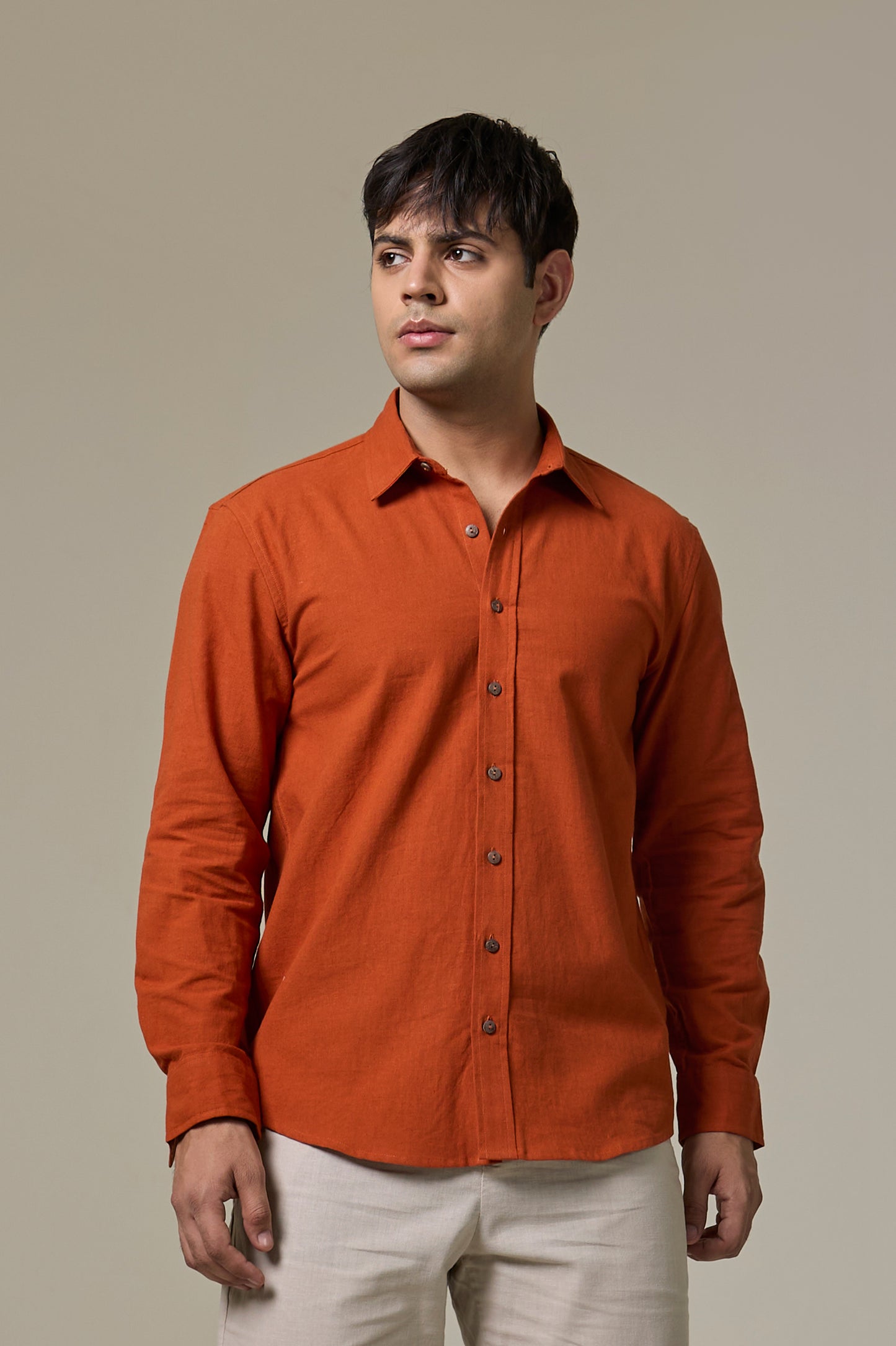 Kesari Cotton Linen Shirt