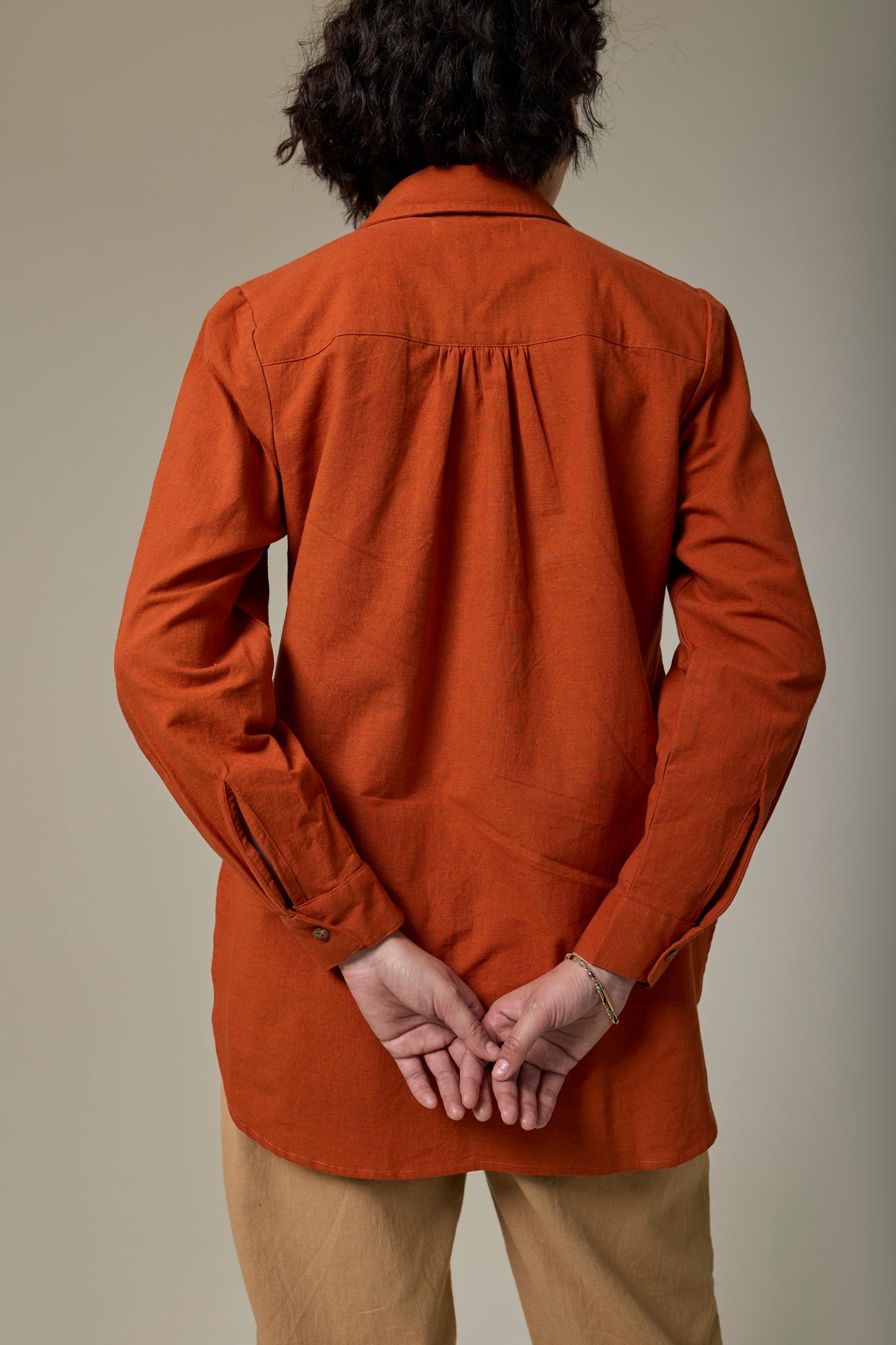 Terracota Cotton Linen Shirt