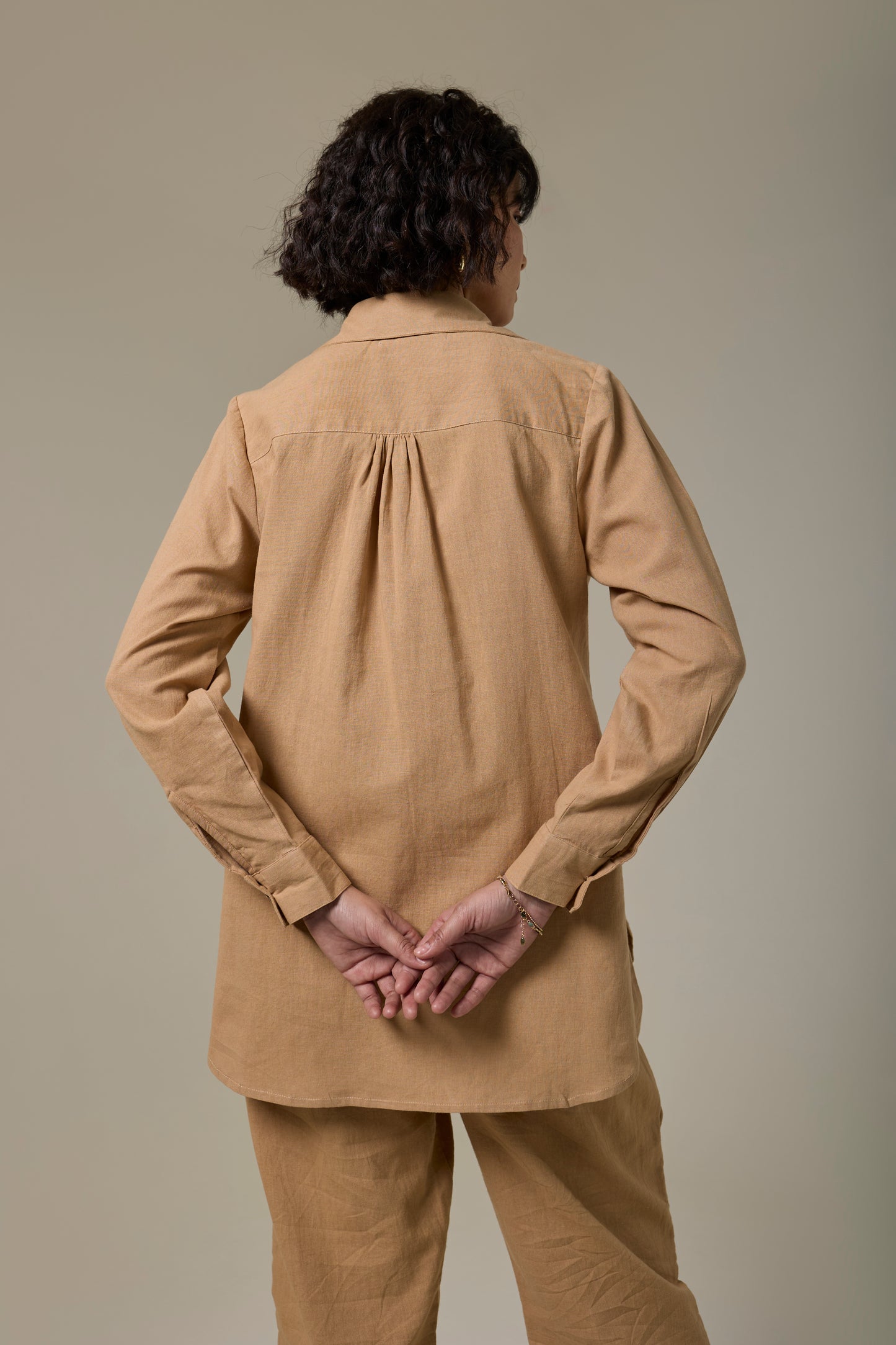 Clay Cotton Linen Shirt