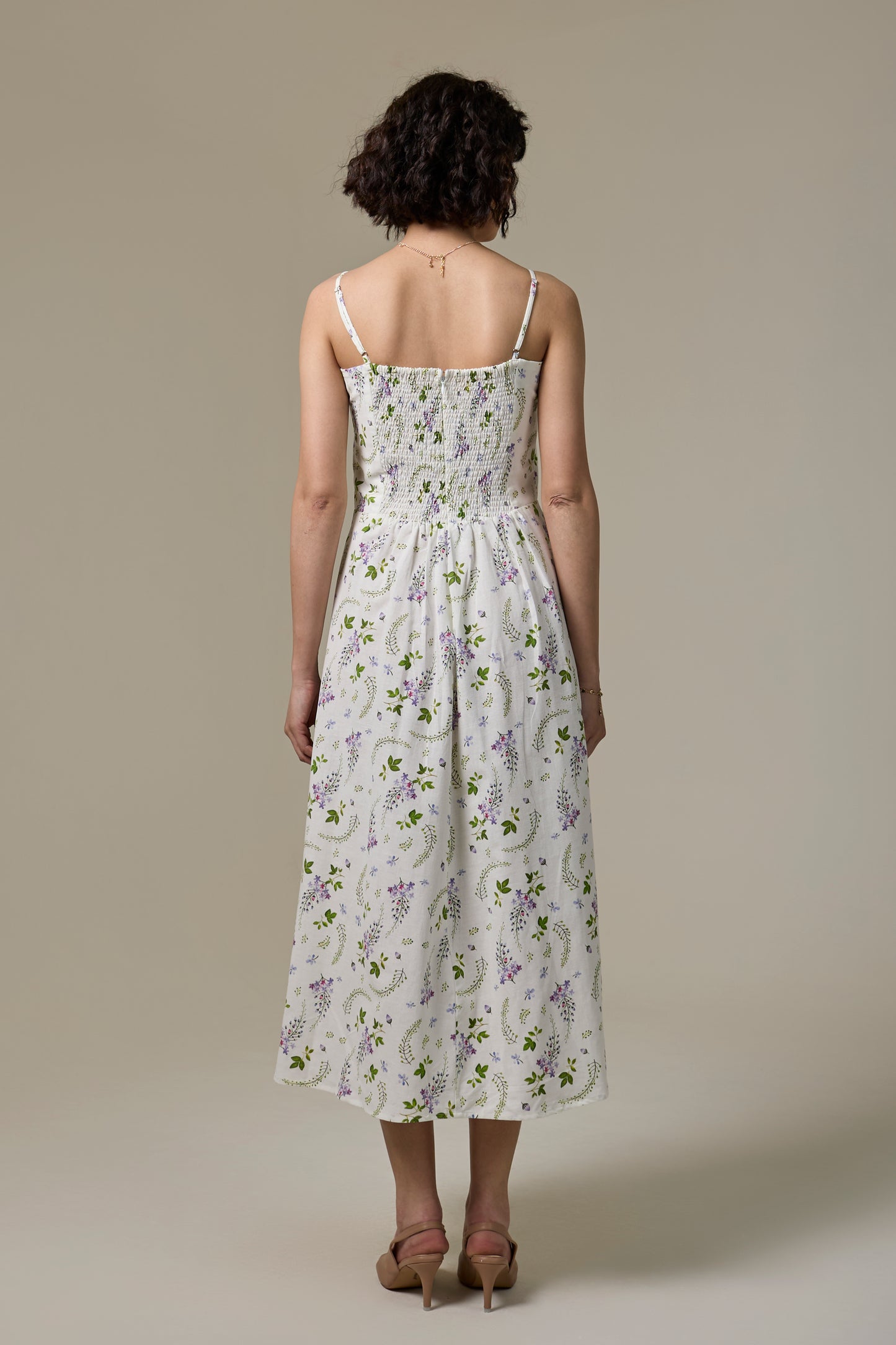 Lavender Shower Strappy Dress