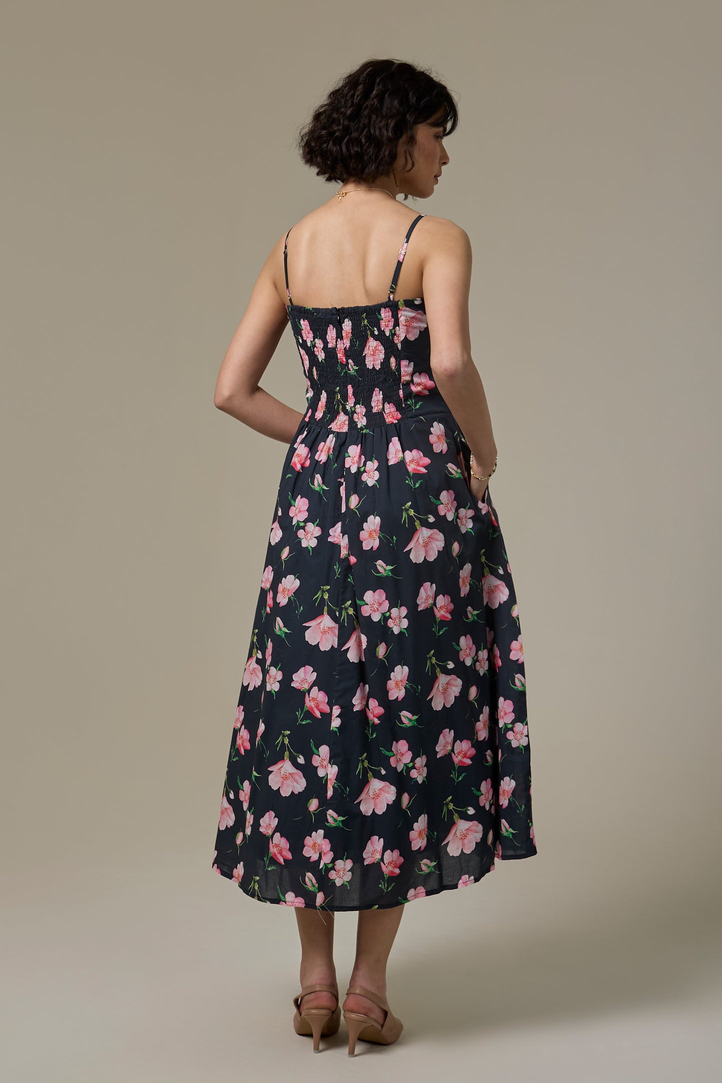 Black Cherry Strappy Dress