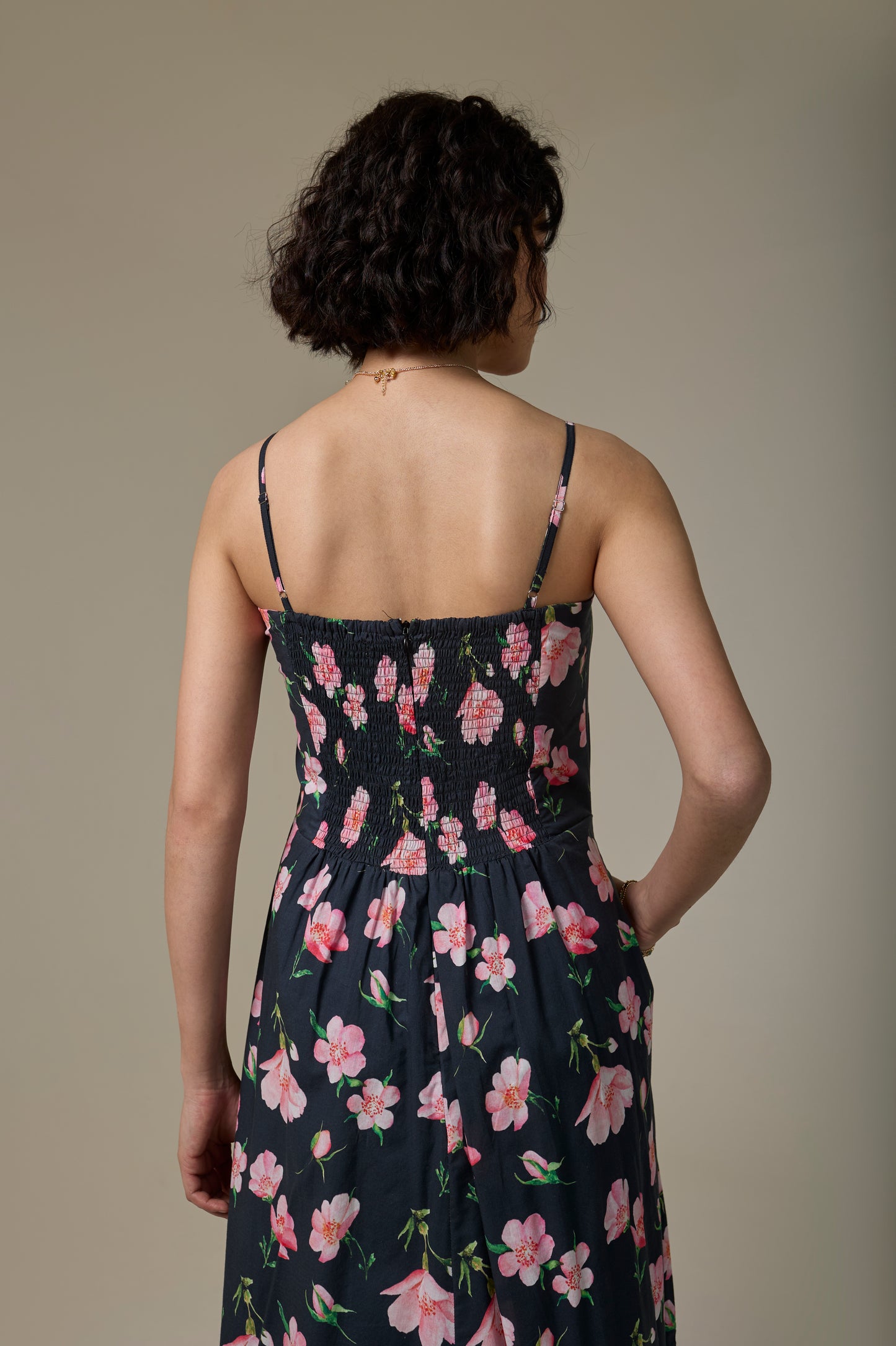 Black Cherry Strappy Dress
