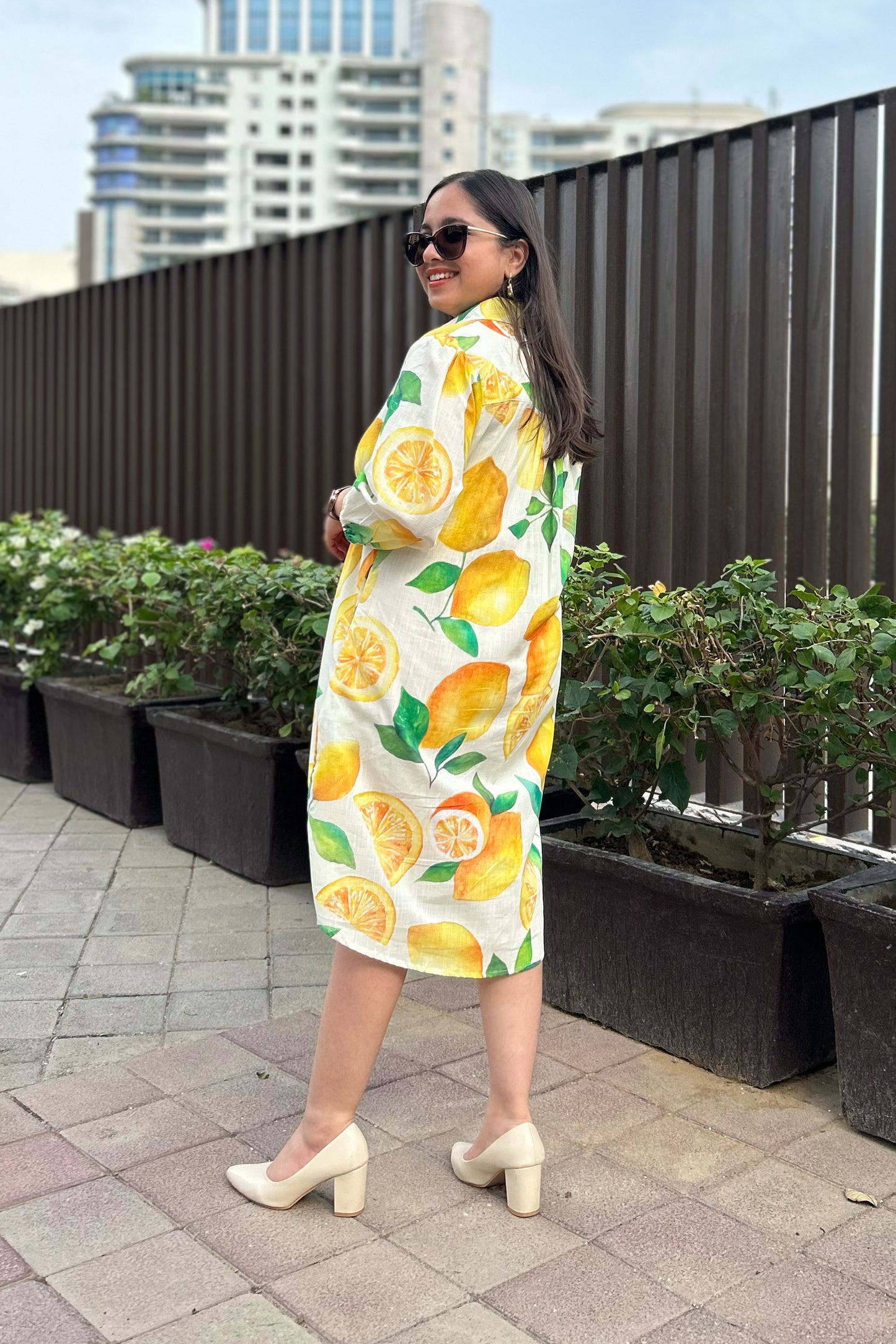 Lemonade Shirt Dress