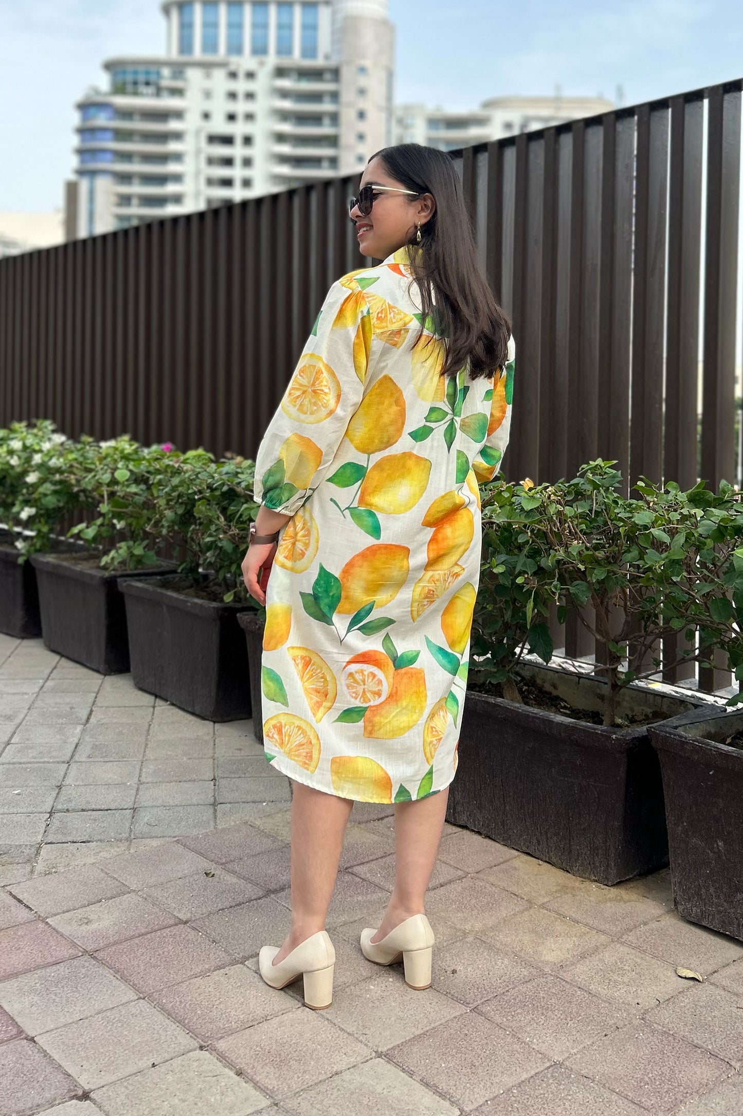 Lemonade Shirt Dress