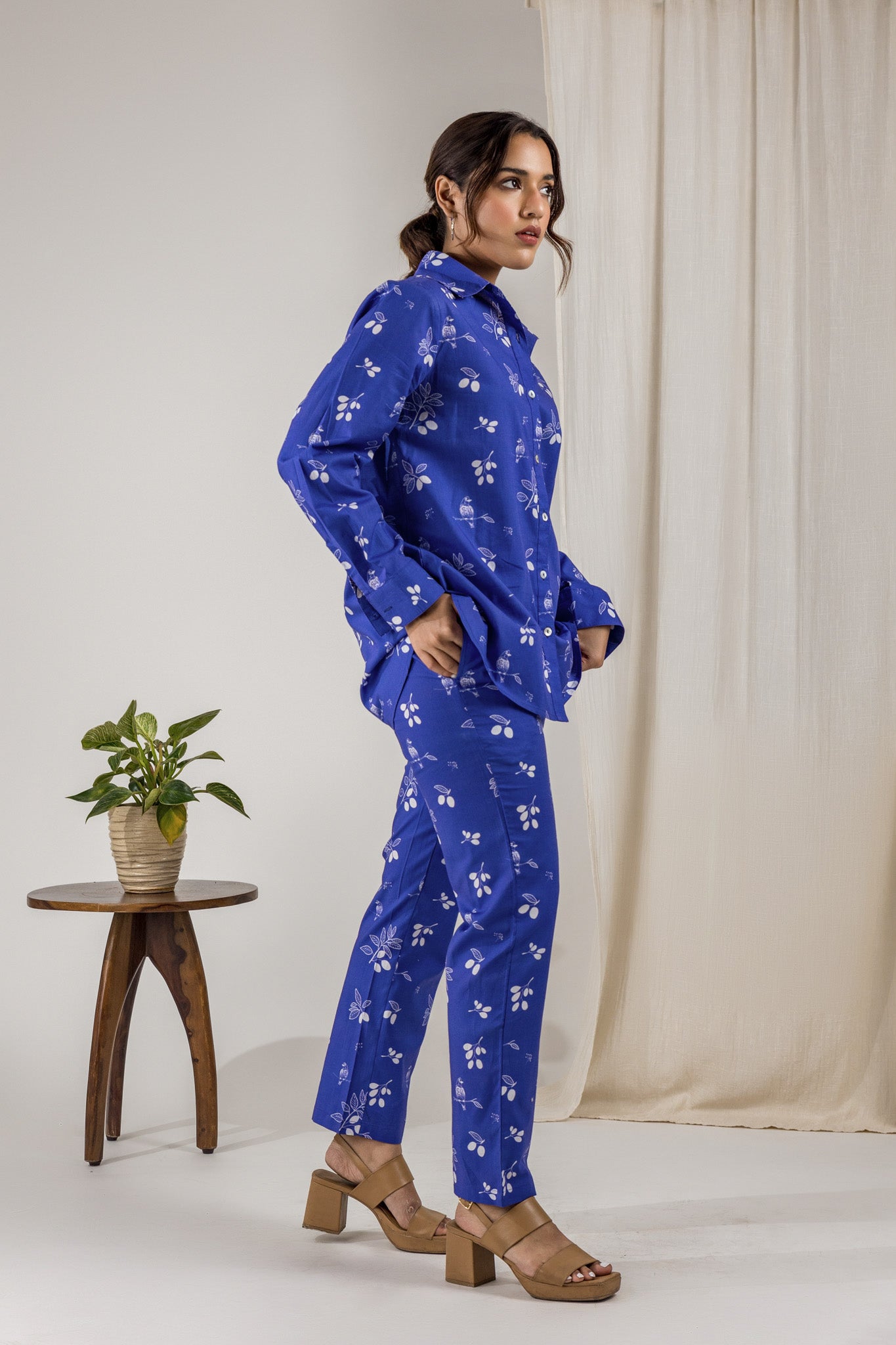 Blue Jamun Shirt and Pants