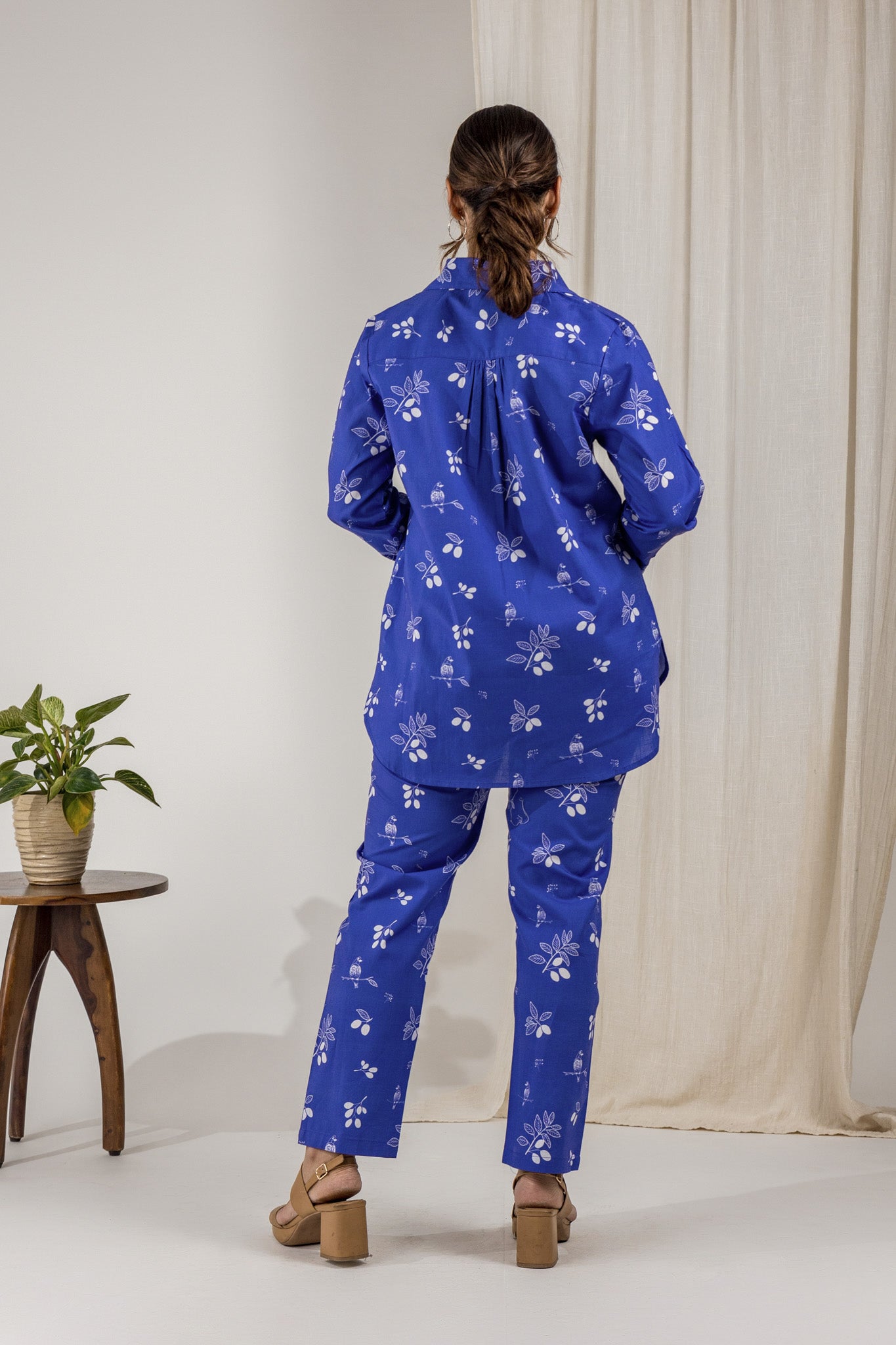 Blue Jamun Shirt and Pants