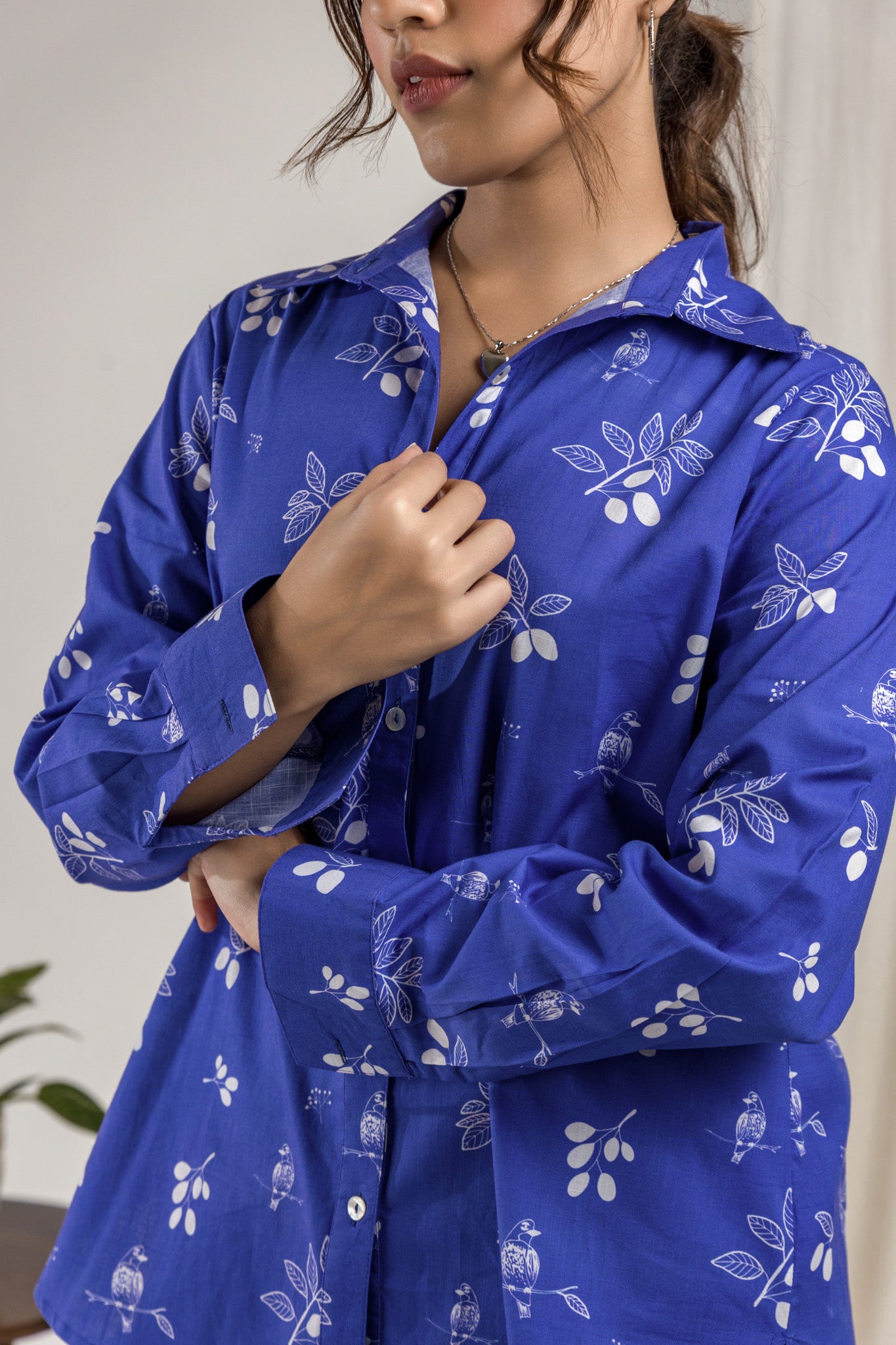 Blue Jamun Shirt and Pants