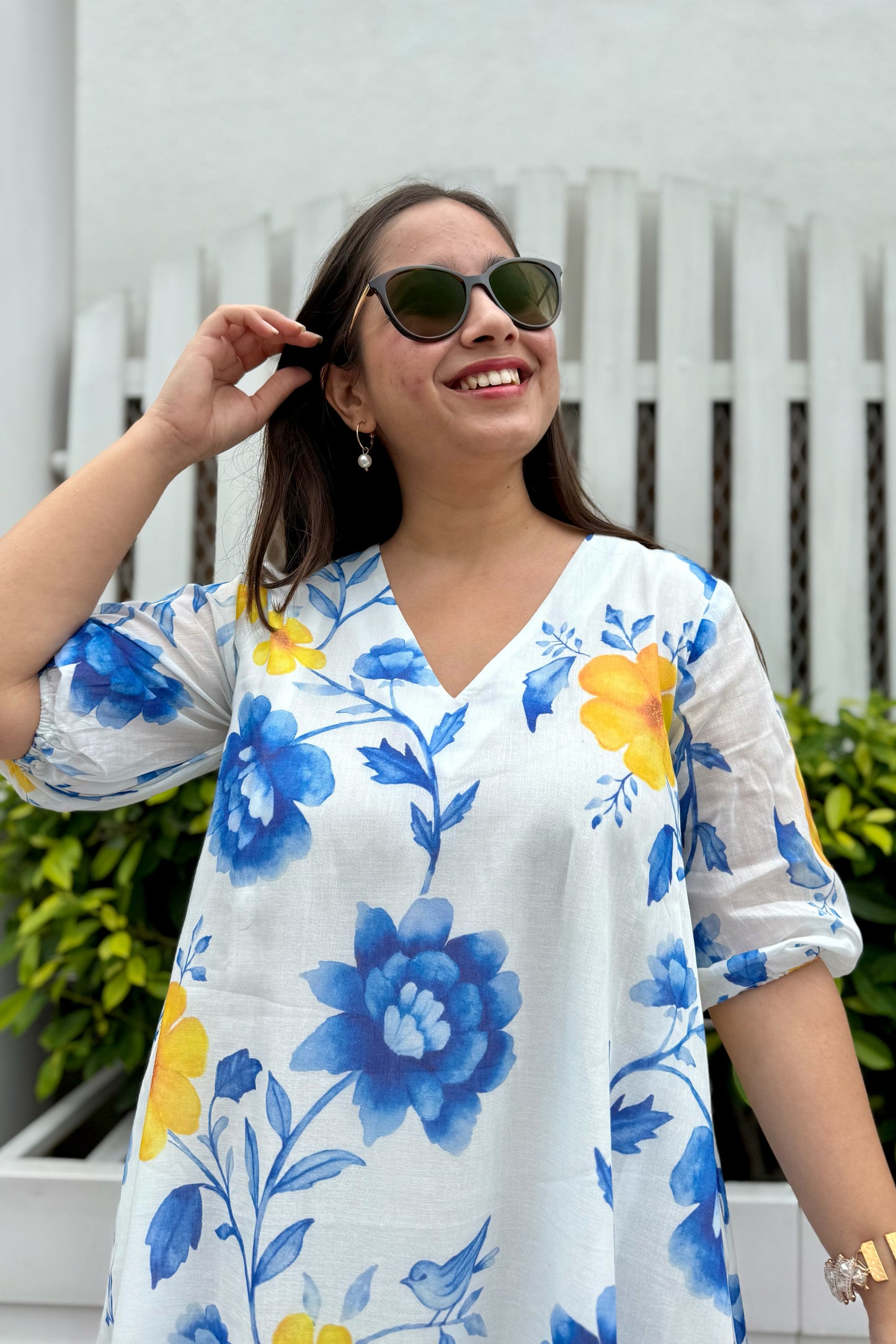 Blue Reverie Short Dress