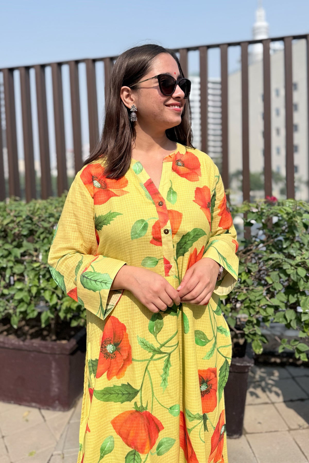 Poppy Garden Kurta Set