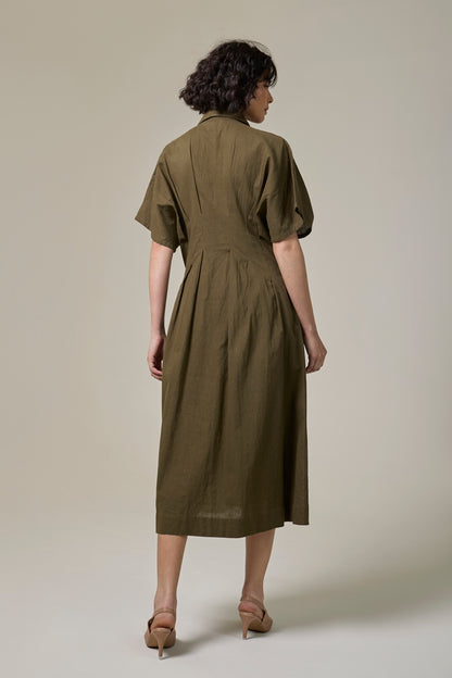 Forest Fern Monk Dress