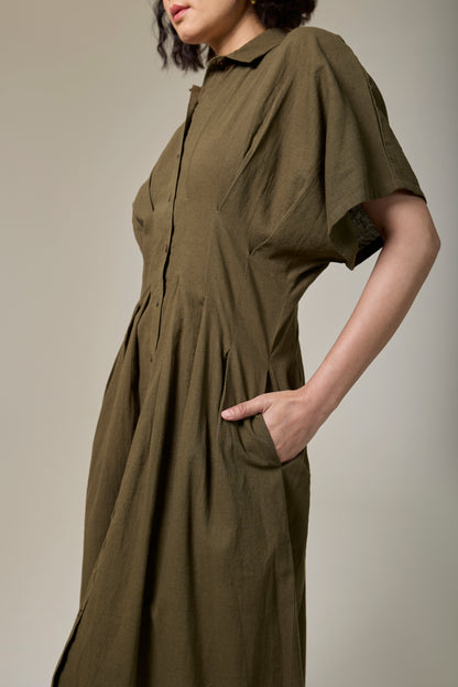 Forest Fern Monk Dress