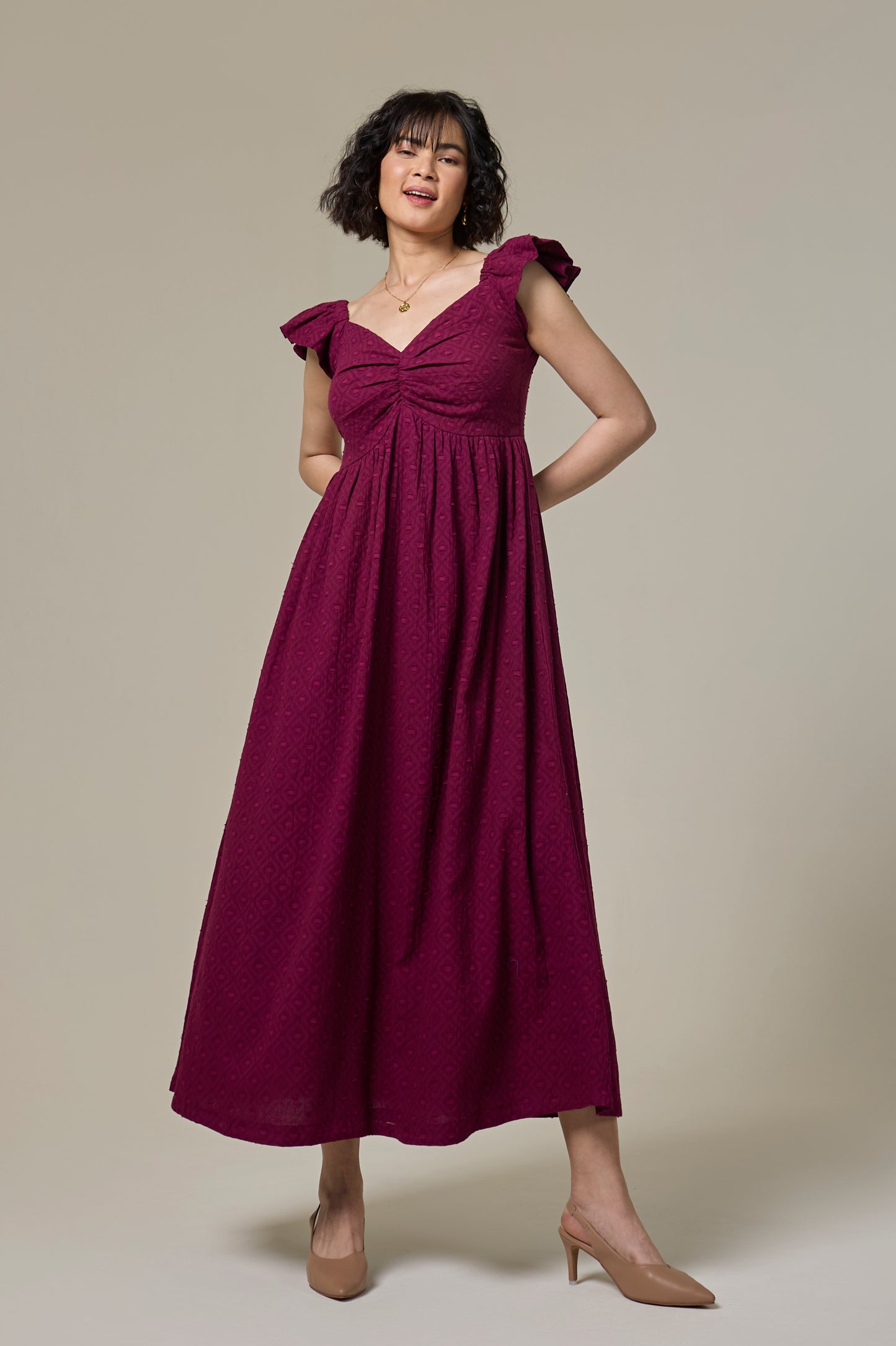Mulberry Sweetheart Dress