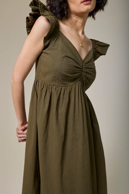 Forest Fern Sweetheart Dress