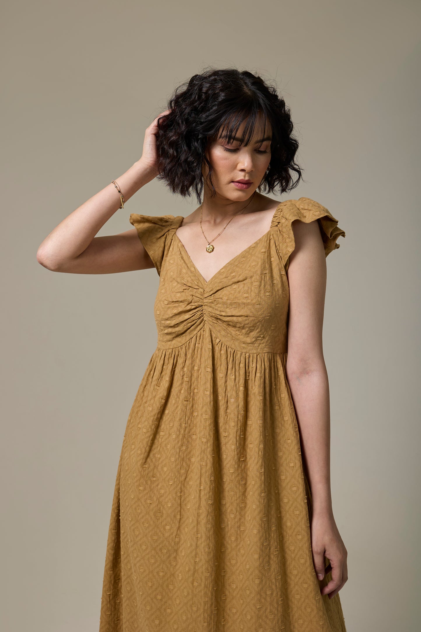 Sand Sweetheart Dress