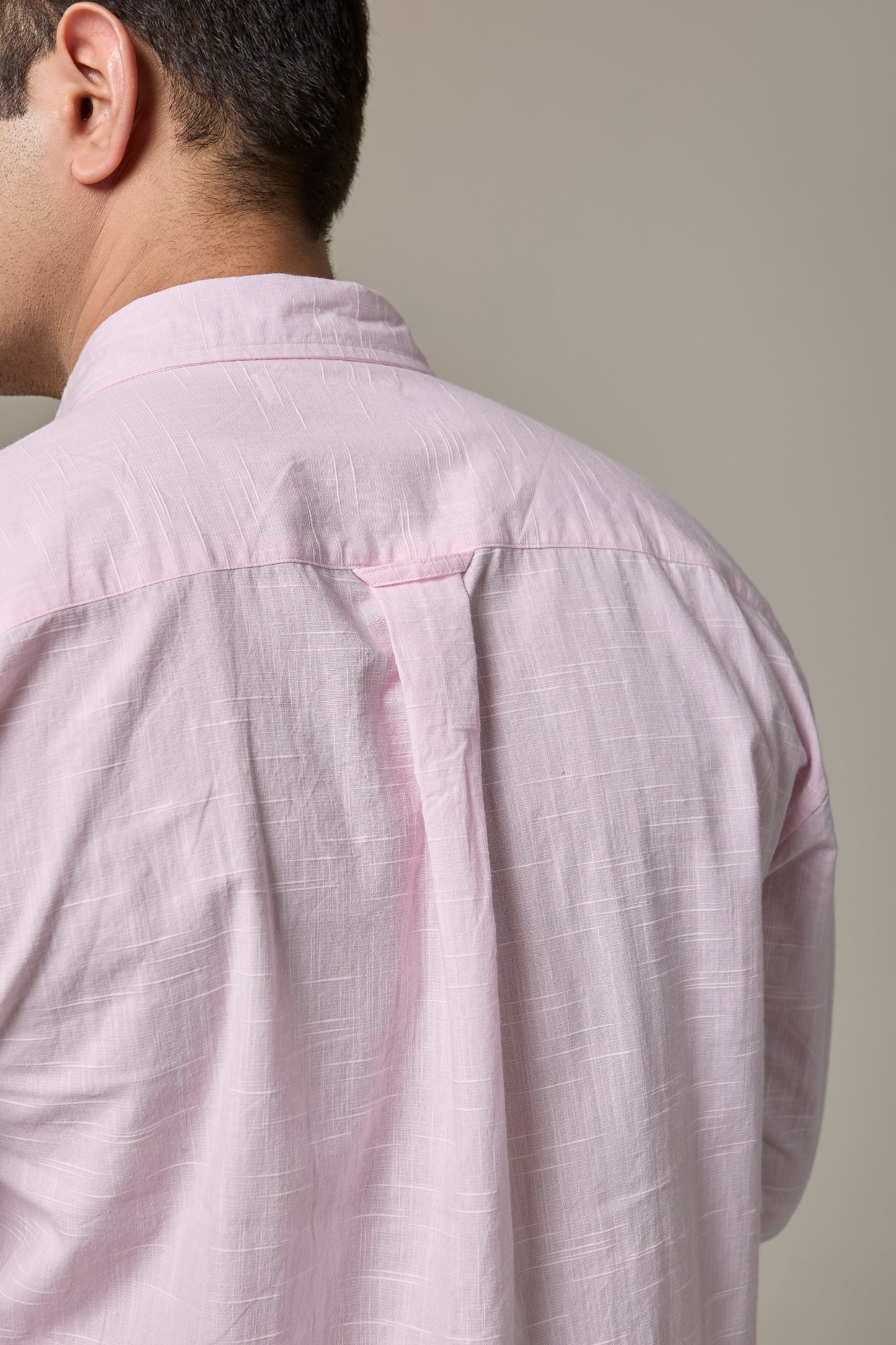 Rose Mist Cotton Slub Shirt