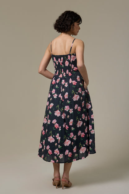 Black Cherry Strappy Dress