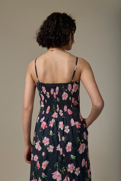 Black Cherry Strappy Dress
