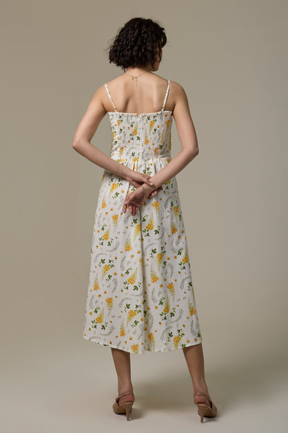 Golden Shower Strappy Dress