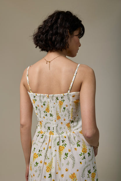 Golden Shower Strappy Dress