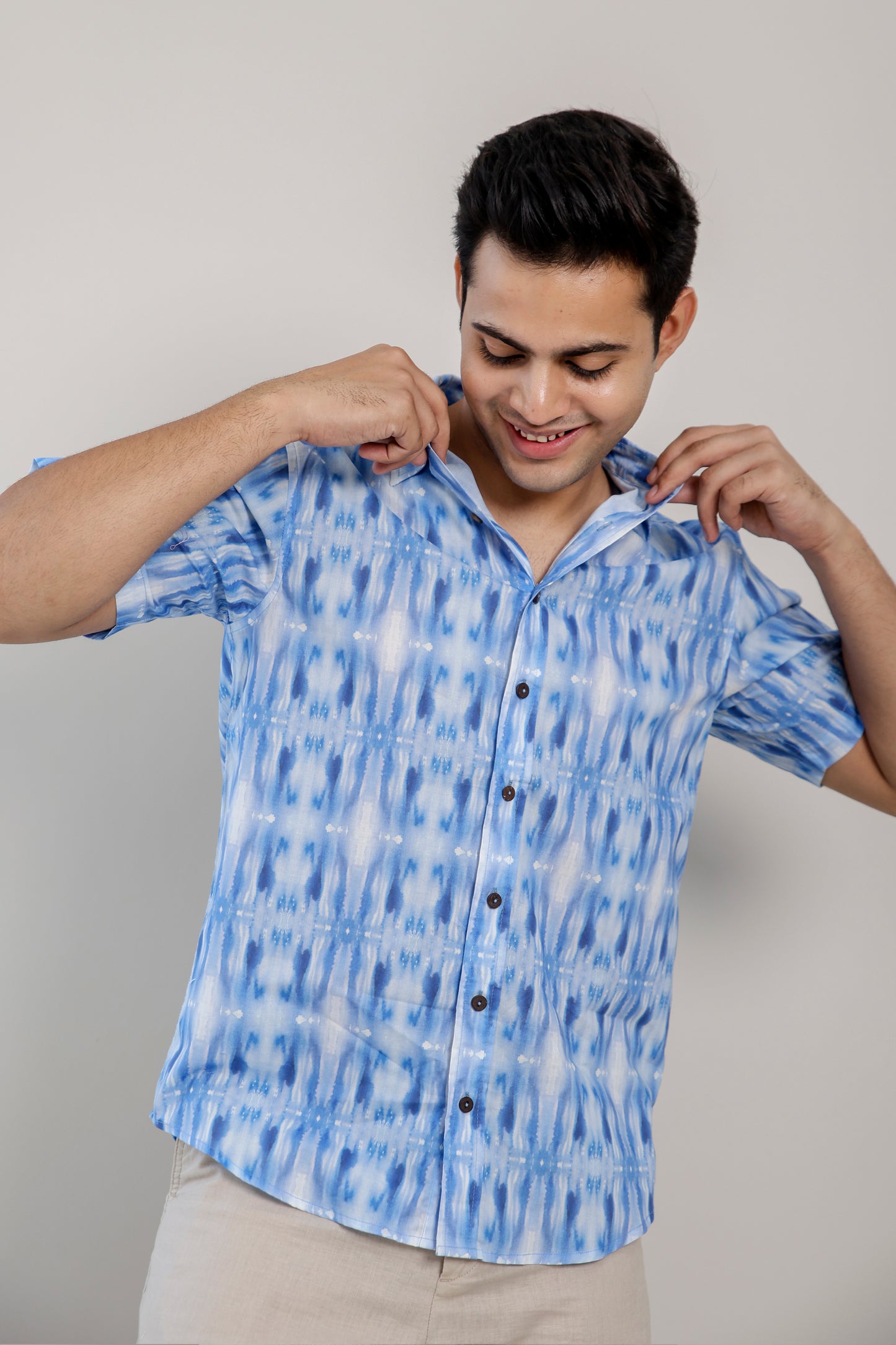 Blue Lagoon Half Sleeve Shirt