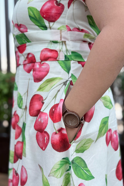 Cherry Blast Midi Dress