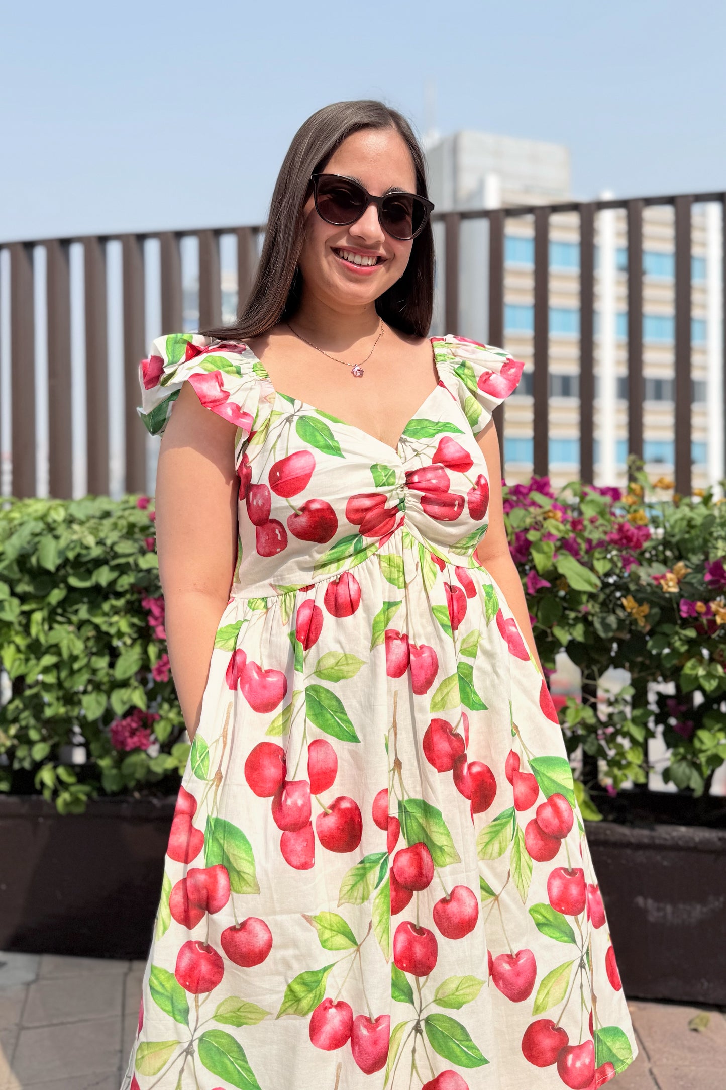 Cherry Blast Sweetheart Dress