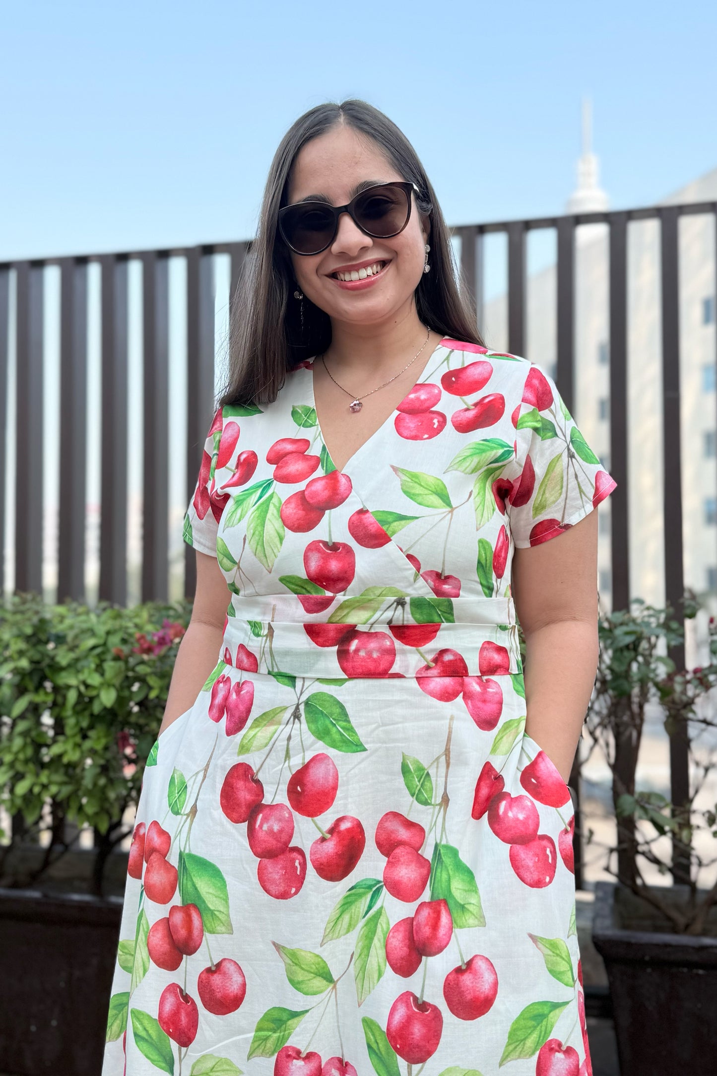 Cherry Blast Midi Dress