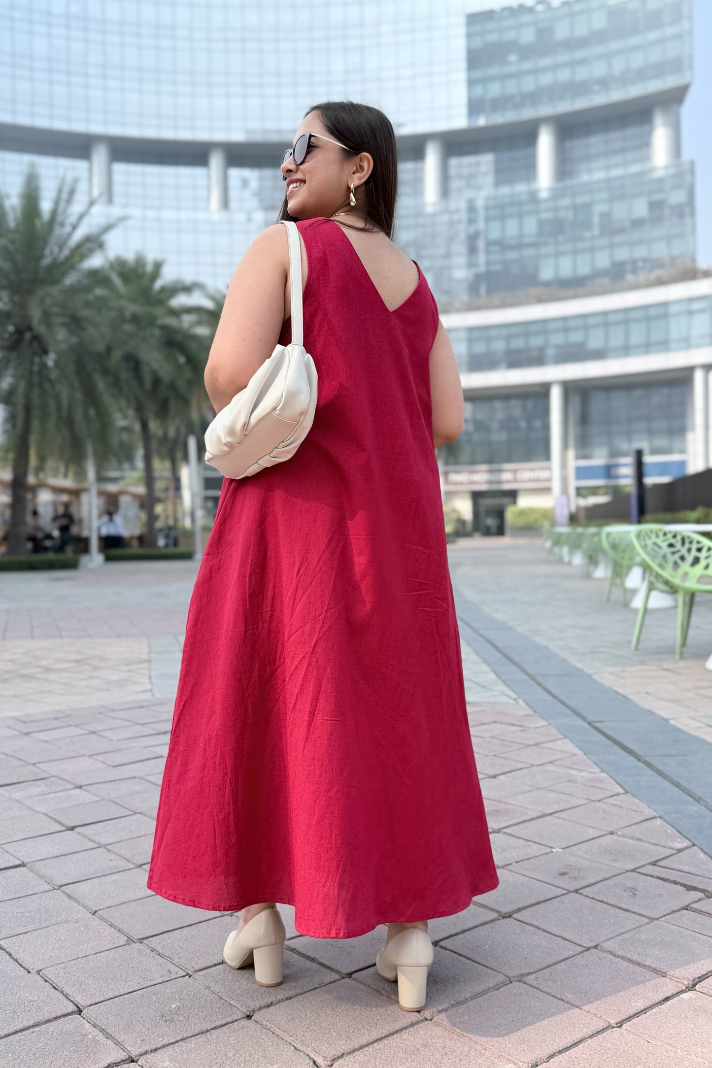 Cherry Crush A Line Dress