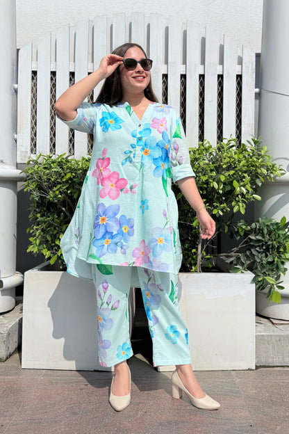 Forget Me Not Kurta Co-ord Set
