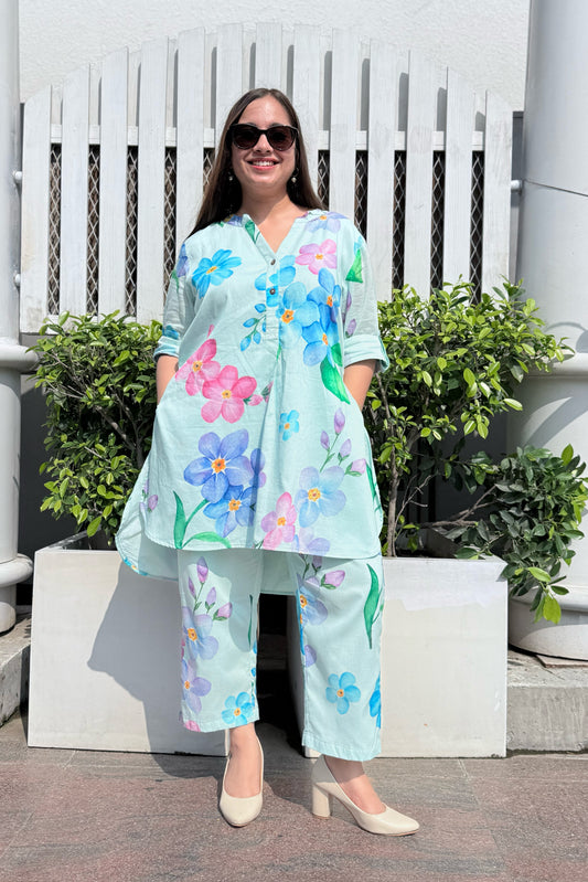 Forget Me Not Kurta Co-ord Set