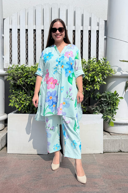 Forget Me Not Kurta Co-ord Set
