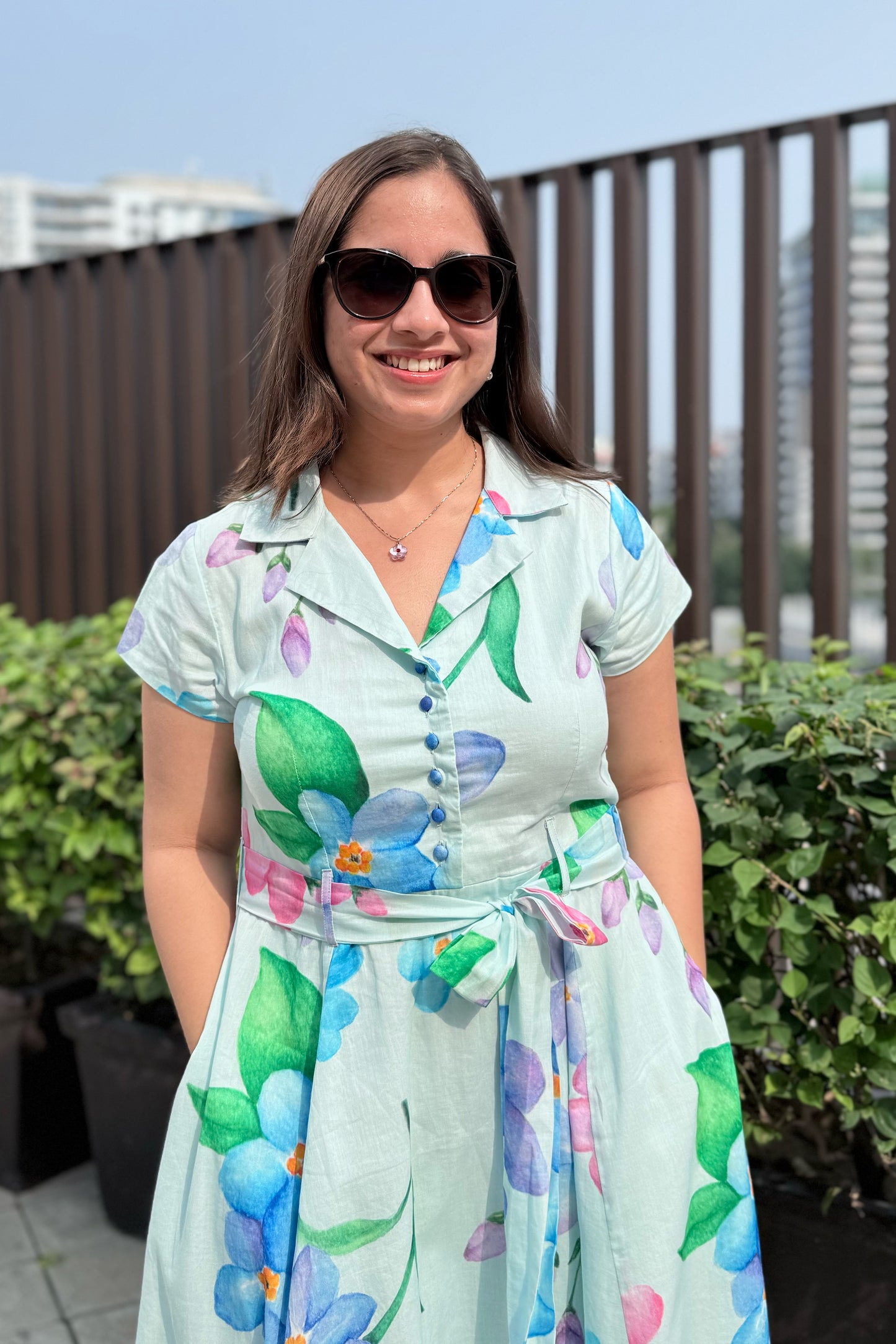 Forget Me Not Belt Dress