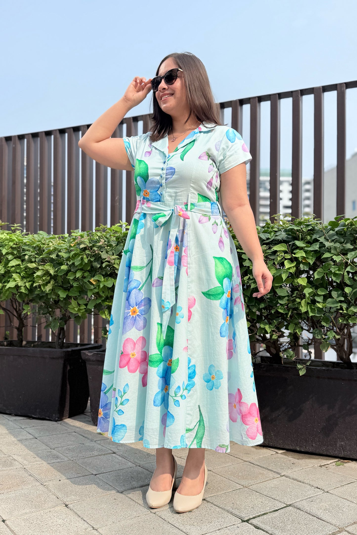 Forget Me Not Belt Dress
