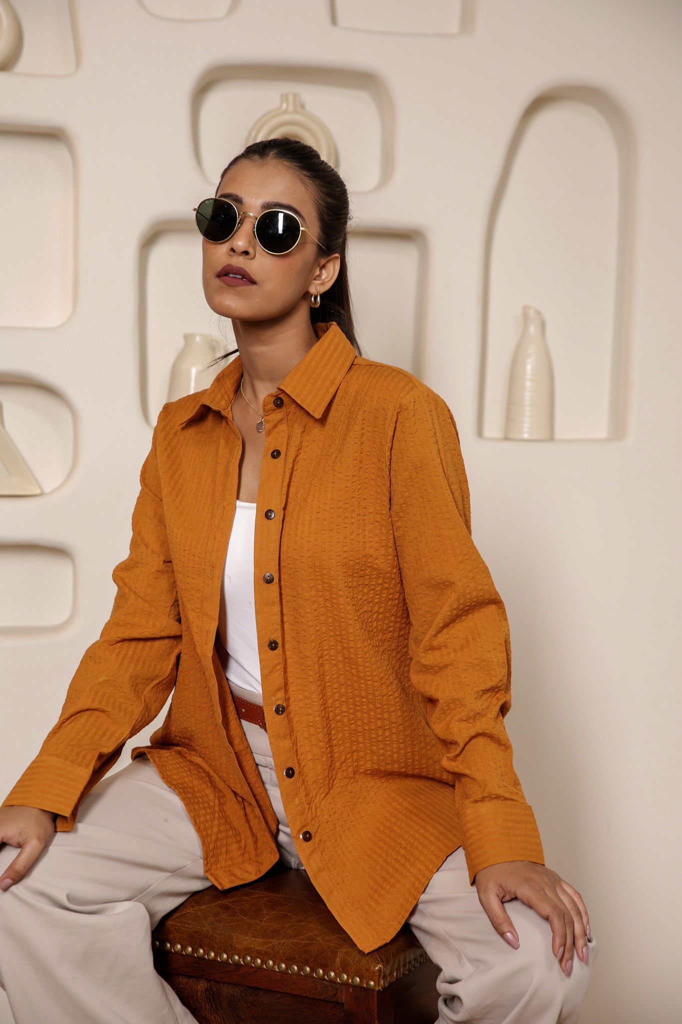 Bourbon Seersucker Shirt