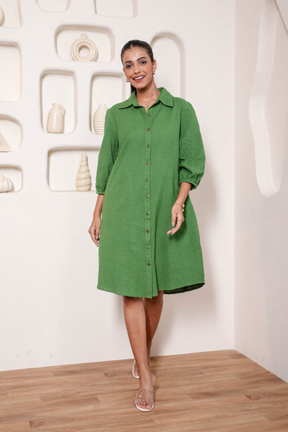 Going Green Shirt Dress