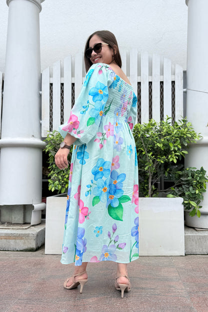 Forget Me Not Smocked Dress