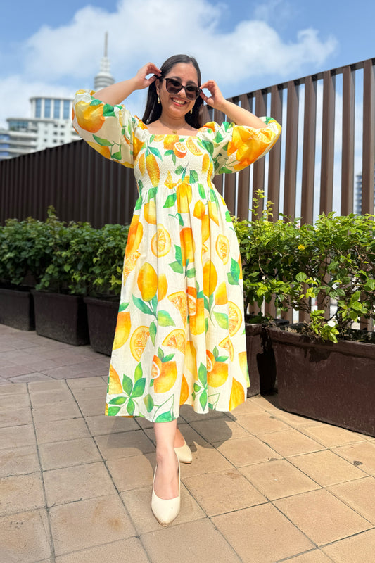 Lemonade Smocked Dress