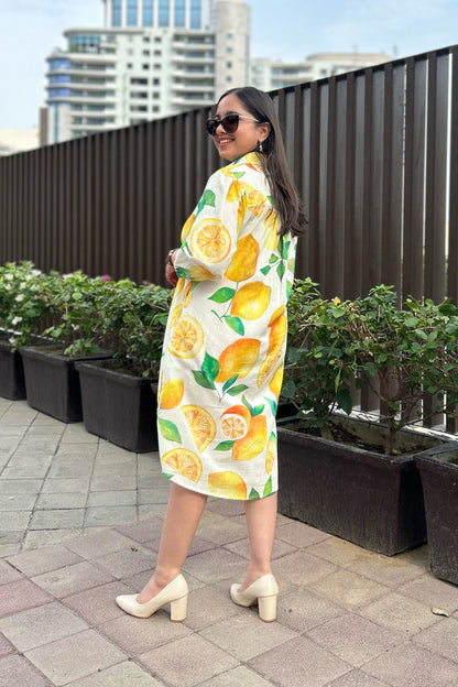 Lemonade Shirt Dress
