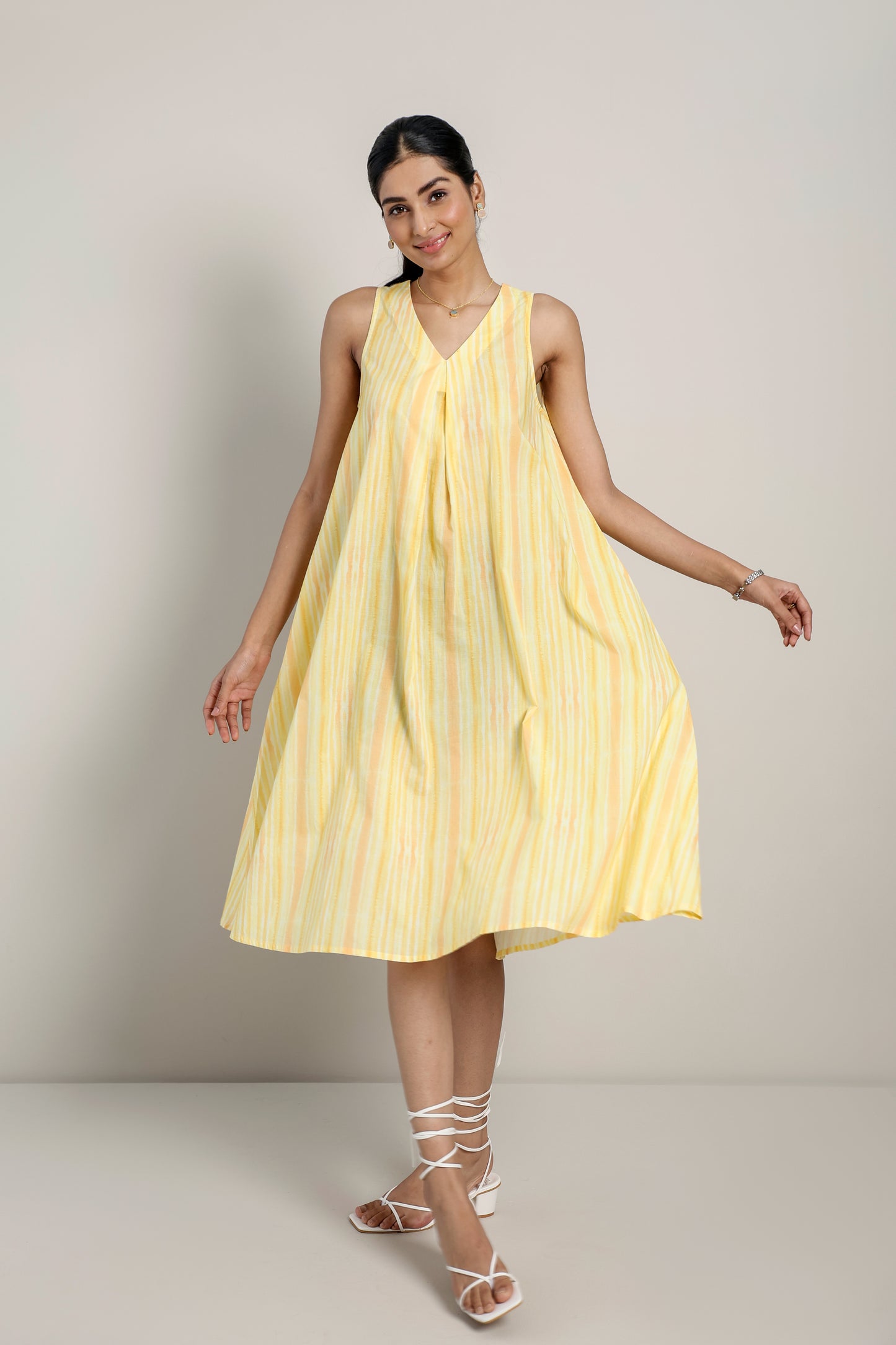 Lemon drop A Line dress