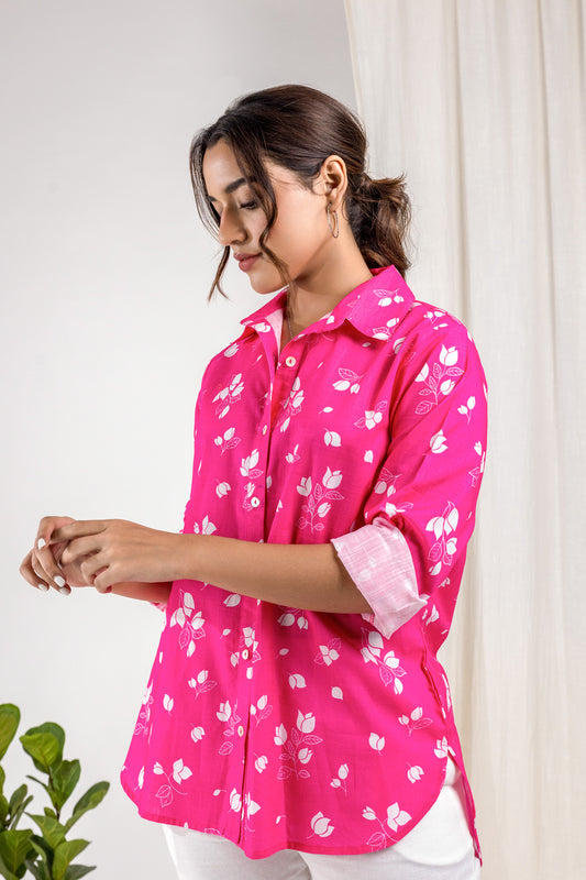 Pink Bougainvillea Shirt