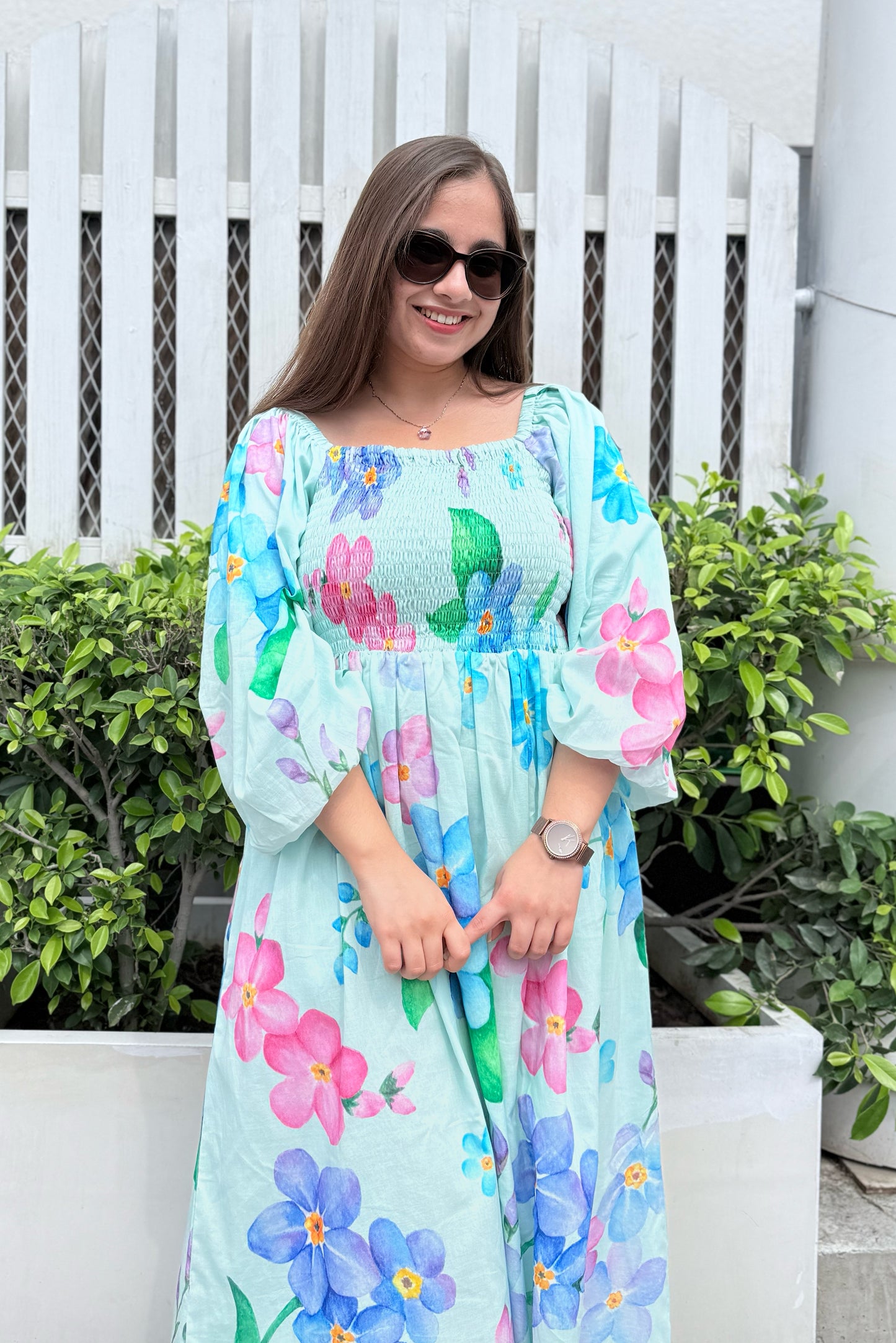 Forget Me Not Smocked Dress