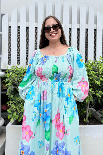 Forget Me Not Smocked Dress