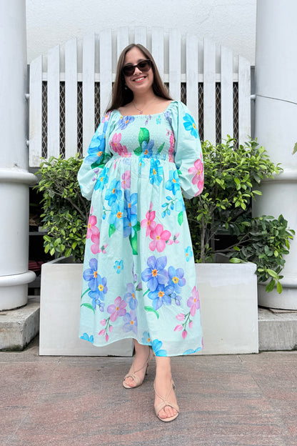 Forget Me Not Smocked Dress